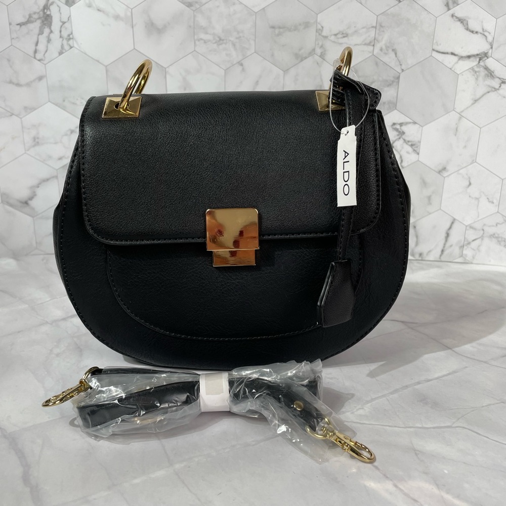 Black crossbody handbag from Aldo. New with tags.